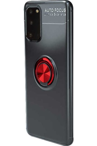 Samsung Uyumlu Galaxy S20 Kılıf Yüzüklü Magnetli Ravel Case
