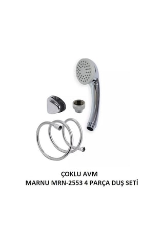Marmu 4 Parça Duş Seti Mrn-2553 Beyaz