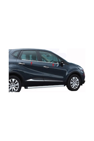 Renault Captur Krom Cam Çıtası 4 Parça 2013-2019 Arası Paslanmaz