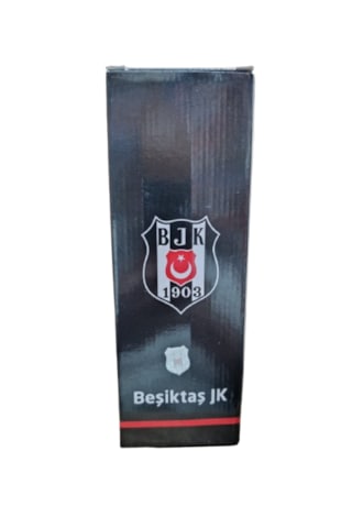 Ersev 30004 Beşiktaş Çubuklu Lisanslı Çelik Termos Pipetli 350 Ml 304 Numaralı Çelikten İmal Edilmiştir. Beyaz - Siyah