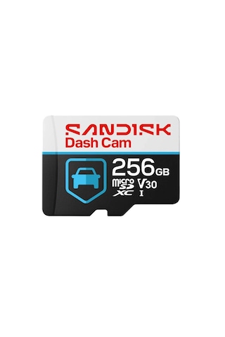 Sandısk Dash Cam 256gb 100/40mb/s Microsdxc V30 Araç Kamerası Hafıza Kartı Sdsqqnr-256g-gu6sn