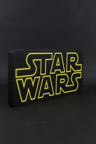 Star Wars - 3 Boyutlu Tabela - 25cm X 12cm X 1.5cm