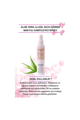 Byphasse Aloe Vera & Gül Suyu Özlü Makyaj Sabitleyici Sprey 150 ML