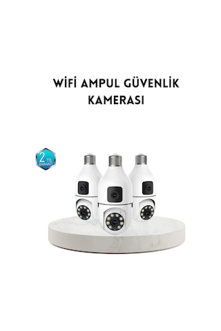 Northcity Ampul Tipi Wifi Kamera 2mp Full Hd Akıllı Hareket Algılama - Ev Ve Ofis İçin Kablo Derdi Yok Güvenlik Sistemi