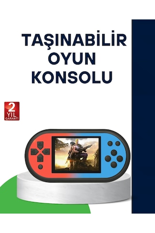 520 Oyunlu Taşınabilir Oyun Konsolu Hd Ekranlı Retro Eğlence