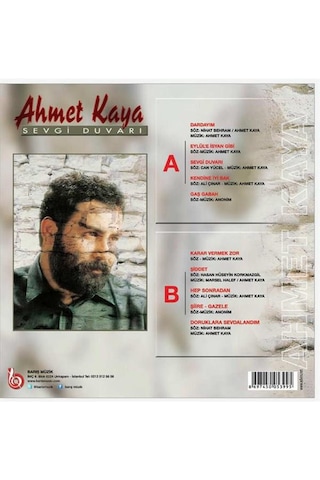 Ahmet Kaya - Sevgi Duvarı Plak