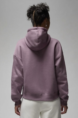 Nike Jordan Essentials Brooklyn Loose Fit Graphic Hoodie Bol Kesim Kapüşonlu Kadın Sweatshirt Mor