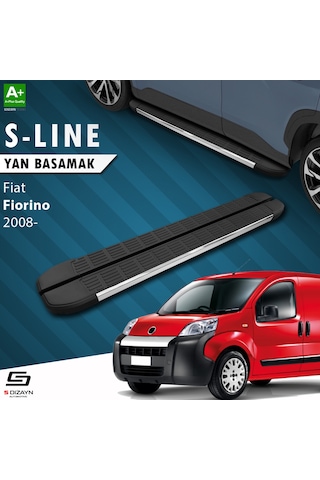 S-dizayn Fiat Fiorino S-line Krom Yan Basamak 173 Cm 2008 Üzeri