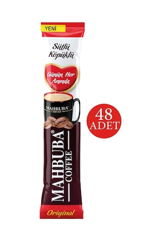Mahbuba 3ü1 Arada Sütlü Köpüklü Hazır Kahve 48x18gr Hazır