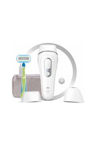 Braun Silk Expert Pro 3 PL3133 2 Başlıklı Yeni Nesil IPL + Seyahat Çantası