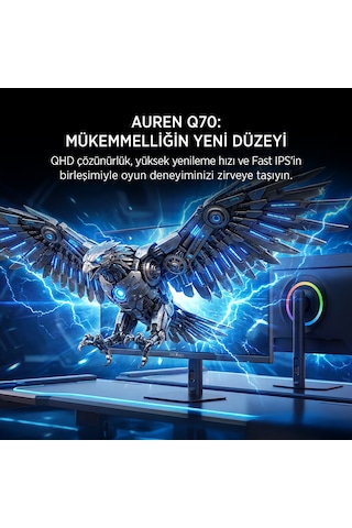 James Donkey Auren Q70 27'' 270hz 0.5ms Qhd 2k Fast Ips Rgb Pivot Gaming Monitör Ölü Piksel