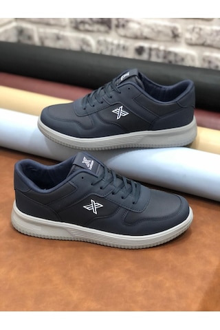 Luttoon Büyük Numara 45-46-47-48 Ortopedik Erkek Lacivert Spor Ayakkabı Lacivert