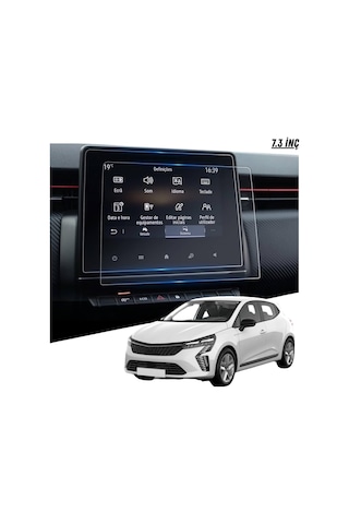 Renault Clio Evolution 2025 Navigasyon Ve Multimedya Uyumlu Nano Ekran Koruyucu