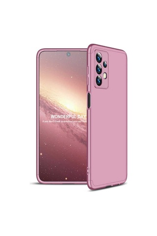 Samsung Uyumlu Galaxy A13 4g Kılıf Zore Ays Kapak Rose Gold