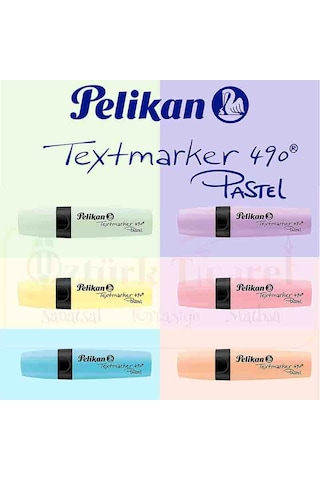 Pelikan Fosforlu Kalem 490 Pastel Sarı