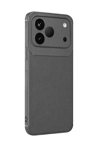 Uryport Tecno Spark 50 4g Auto Focus Karbon Kapak - Gri