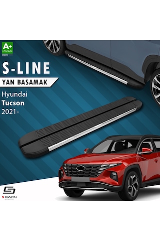S-dizayn Hyundai Tucson 4 S-line Krom Yan Basamak 173 Cm 2021 Üze