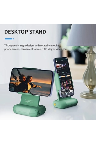 Motion003 Mobil Telefon Asistanı Akıllı Kamera Tutucu Yeşil İphone Samsung Android İçin Yeşil