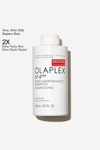 Olaplex No.4 Fine Bond Maintenance İnce Telli Saçlar İçin Bağ Güçlendirici Bakım Şampuanı 250 ML