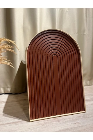 Cıgıl Wood Brown Belt Ahşap Bohem Tablo