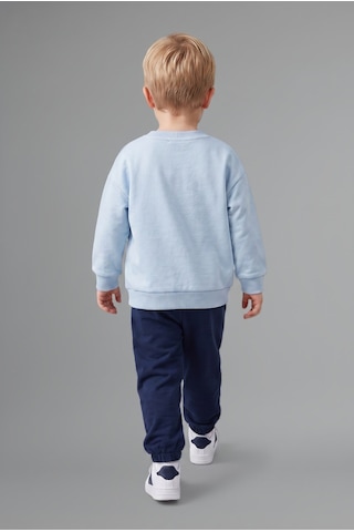Defacto %100 Pamuk Köpek Baskılı Sweatshirt Üst Lastikli Paça Alt 2li Takım Erkek Bebek H8482a526aube343 Mavi-be343