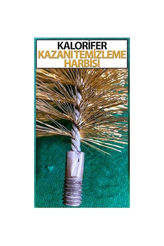 Kalorifer Kazanı Temizleme Fırçası Tel Fırça No: 65 Mm Sap Hariçtir