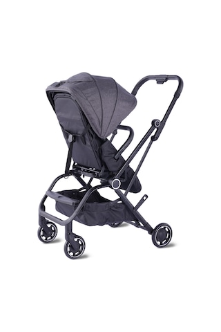 Baby Storch - F8 Model 360 Derece Dönebilen Bebek Arabası - Gri
