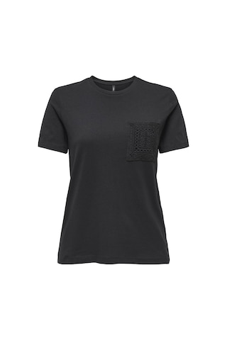 Only Onlenja Lıfe Siyah Kadın T-shirt 15369258 Siyah