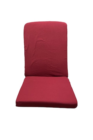 Meditasyon Sandalyesi - Sırt Destekli Yer Minderi - Backjack - Yoga Sandalyesi - Yoga Minderi Kırmızı