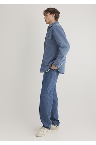 Jeremy Mid Blue Sherpa Classic Denim Çok Renkli