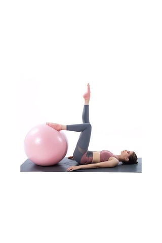 Pilates Topu Büyük Boy Pilates Topu Pompa 75 CM