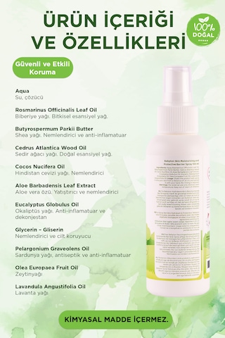Babyton Organik ve Doğal İçerikli Vücut Koruyucu Sprey 100 ML