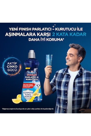 Finish Bulaşık Makinesi Parlatıcı & Kurutucu Limonlu 800 ml X 2