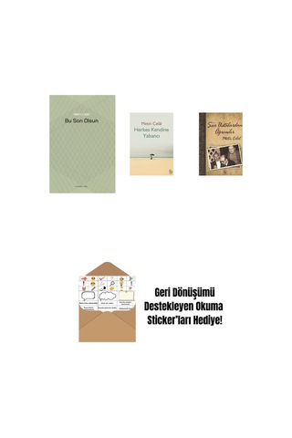 Bu Son Olsun + Herkes Kendine Yabancı + Şiir Ustalardan Öğrenilir + Okuma Sticker'ları