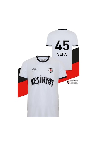 Beşiktaş Orijinal Lisanslı Nostalji Beyaz Kişiye Özel Bjk Çocuk Forma Hediyelik Ahşap Kutululu Beyaz - Lacivert