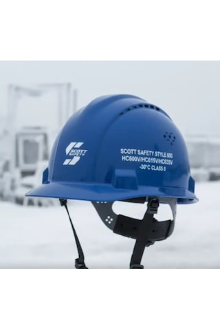 Scott Safety Style 600 Hc600v/hc615v/hc635v -30 C Class 0 Mavi Baret
