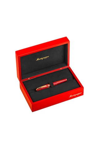 Montegrappa The Flash Limitli Üretim Dolma Kalem - M Uç Isfln3ar Kırmızı