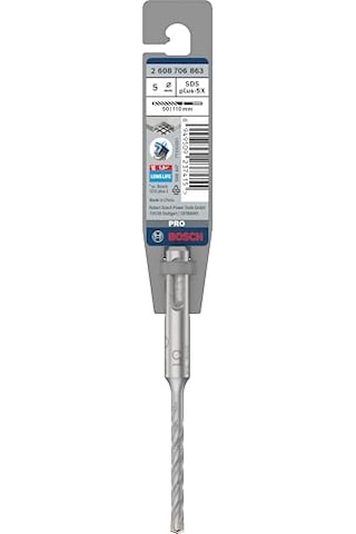 1x Pro Sds Plus-5x Kırıcı Delici Delme Ucu Donatılı Beton, Beton, Ø 5,00 Mm, Professional Aksesuar Kırıcı Deli