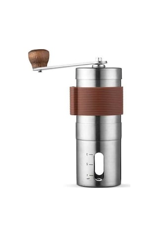 Pazly Manuel El Kahve Değirmeni, Seramik Çapaklı, Gümüş Renk Gümüş