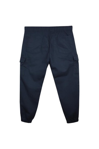 Kargo Cepli Büyük Beden Likralı Jogger Pantolon Lacivert