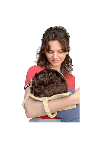 Pamuk Muslin Bebek Emzirme Yastığı Ter Emici Kol Yastığı Bej