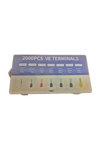 2000 Parça Yüksük Terminal Seti