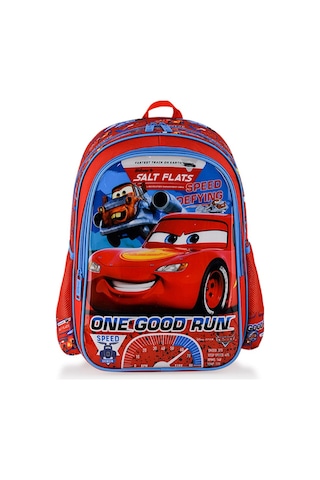 Disney Cars Lisanslı İlkokul Çantası 2 Bölmeli Hawk One Çok Renkli