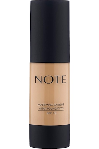 Note Cosmetics Mattifying Extreme Wear 03 Medium Beige Mat Bitişli SPF15 Kapatıcı Fondöten