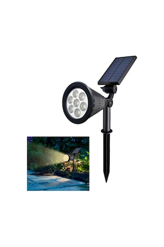 Solar Güneş Enerjili Kazıklı Çim & Bahçe Aydınlatma Armatürü 7w Ip65 Çok Renkli