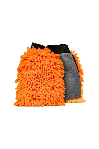 Nasiol Süper Yumuşak Çift Taraflı Peluş Araç Yıkama Eldiveni