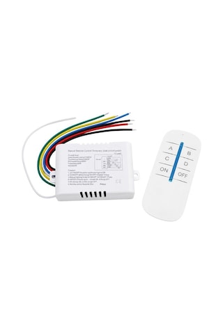Weko Wk-28838 4 Kanallı Uzaktan Kumandalı Aydınlatma Kontrol Anahtarı Avize Modülü