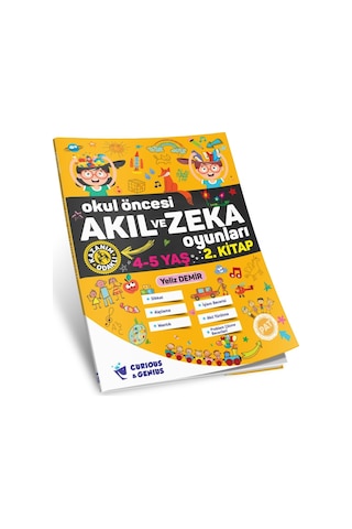Okul Öncesi Akıl ve Zeka Oyunları 4-5 Yaş Seti 2 Kitap