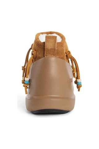 Bot Kar Kadın 80d2480100-m008 Moon Boot Luna Low Suede Beads Cognac Cognac
