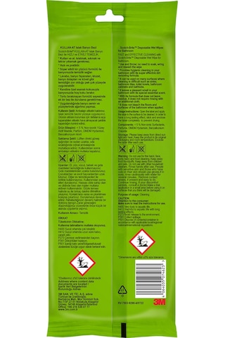 Scotch Brite Kullan-At Islak Banyo Bezi 40'lı